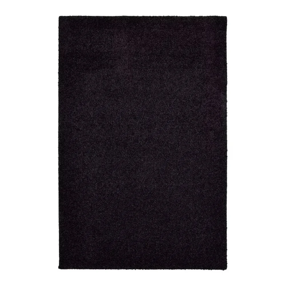 The Big One® Solid Shag Rug Black Solid